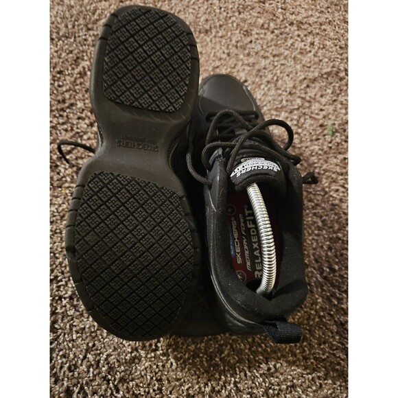 Skechers Womens Work Relaxed Fit, Memory Foam, Slip Resistance 7.5